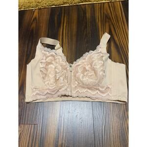 Ziplacy Front Zip Wireless Lifting Bra Size L